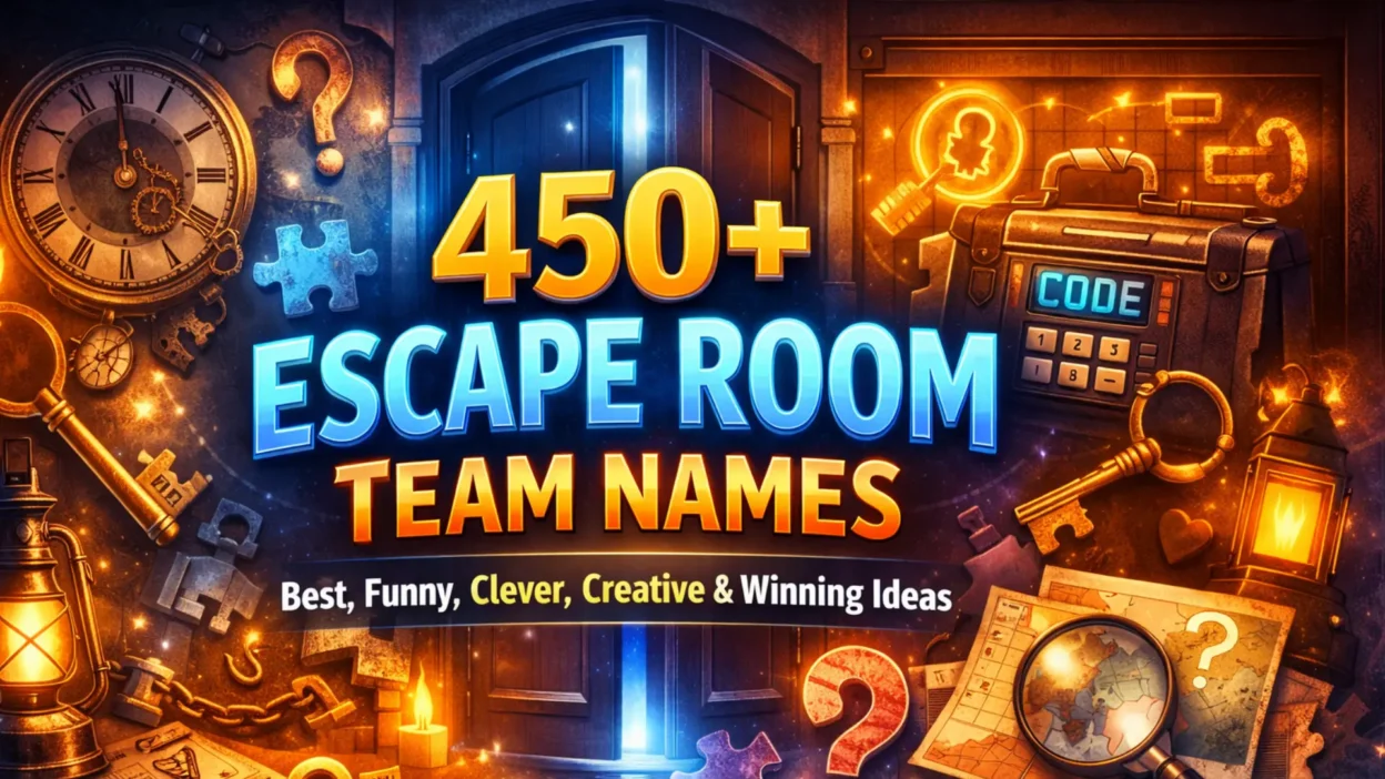 Escape Room Team Names