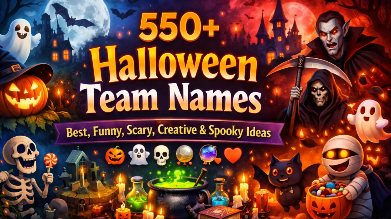 500+Halloween Team Names