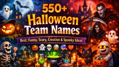 500+Halloween Team Names