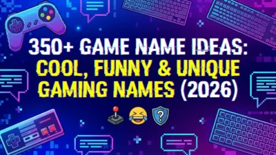 350+ game name ideas featuring cool, funny, and unique gaming names for gamers in 2026