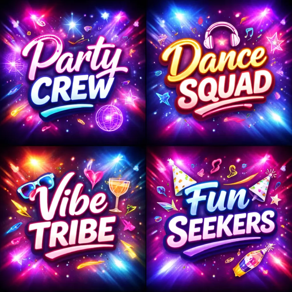 Party 4 People Group Names