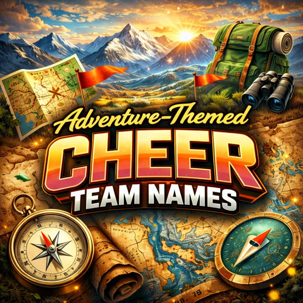 Adventure-Themed Cheer Team Names