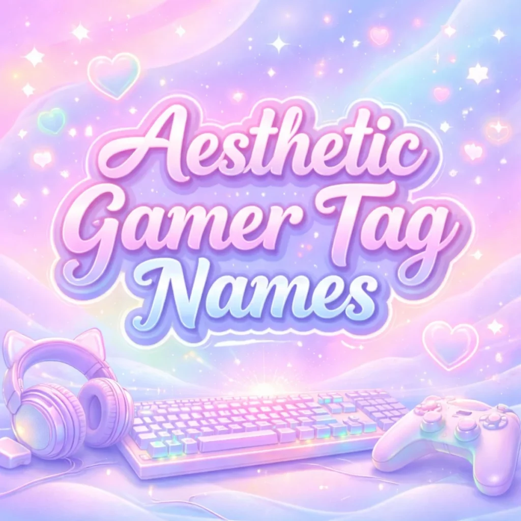 🌈 Aesthetic Gamer Tag Names