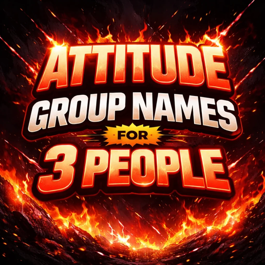 Attitude Group Names for 3 People