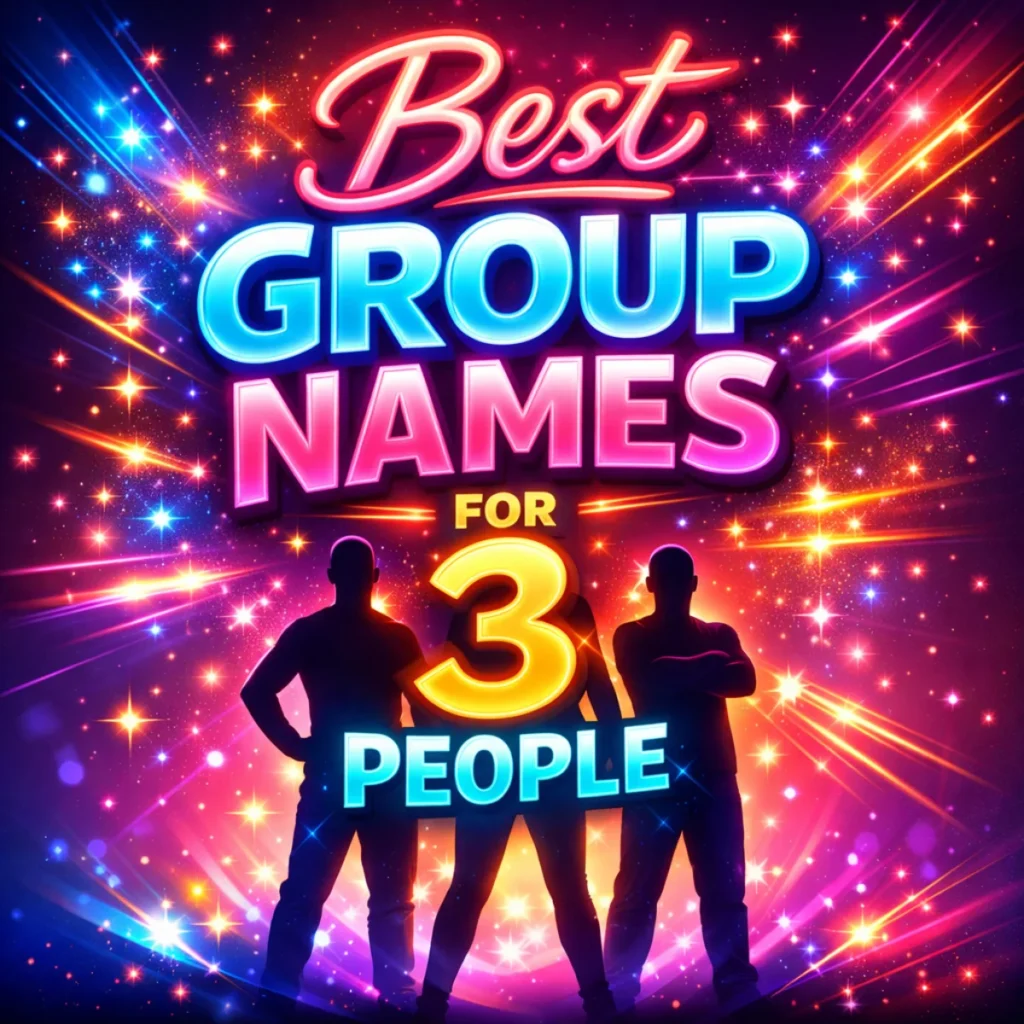 Best Group Names for 3 People