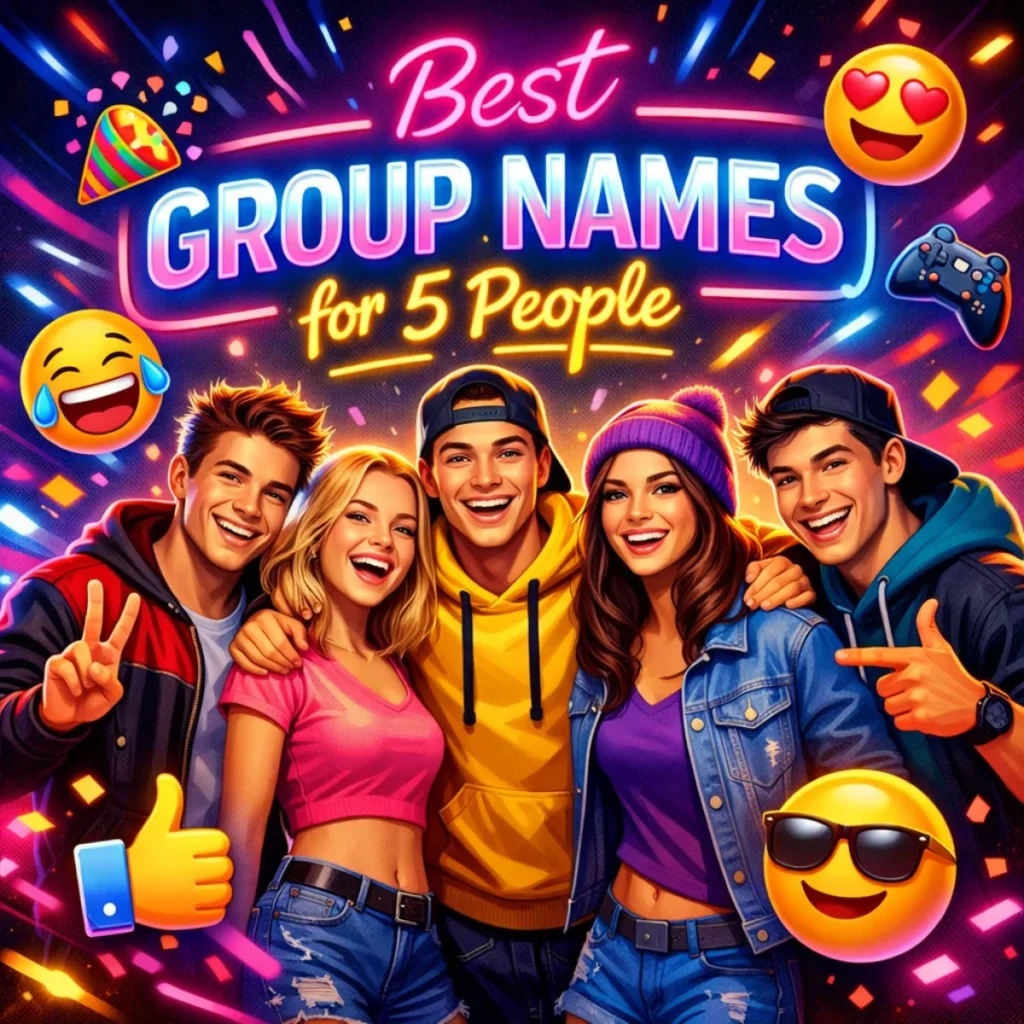 Best group names for 5 people