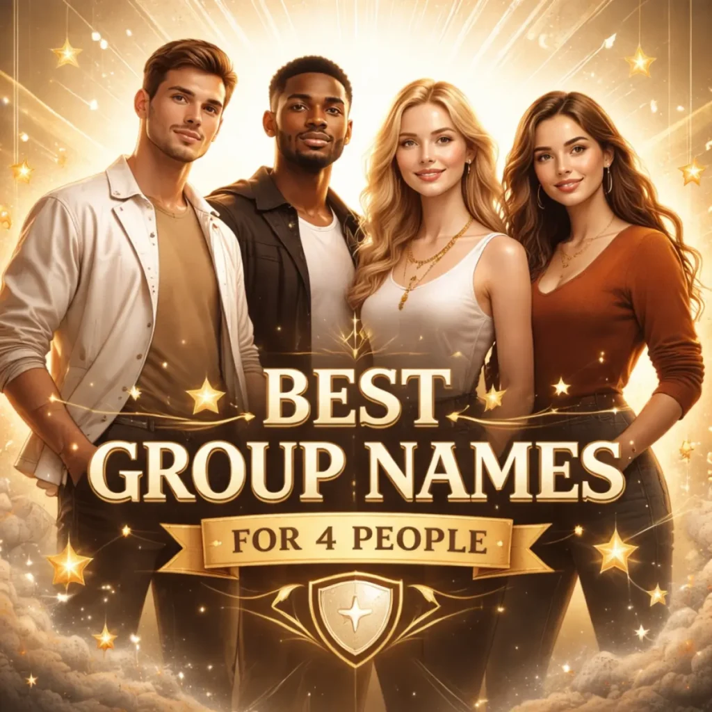 Best group name for 4 people