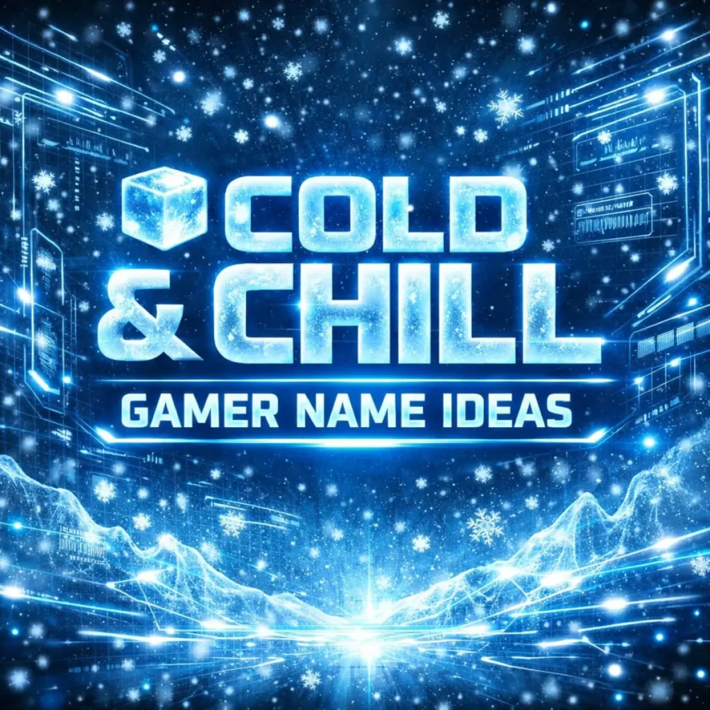 🧊 Cold & Chill Gamer Name Ideas 