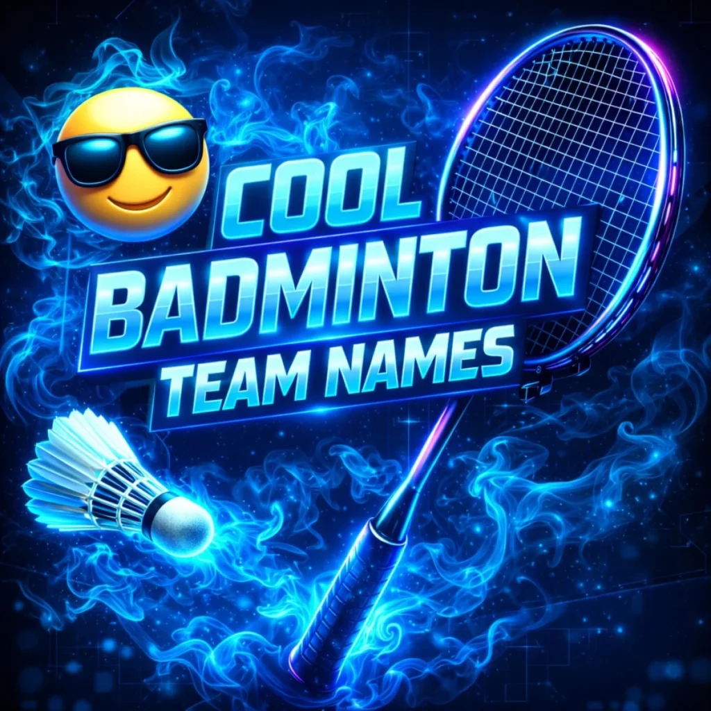 Cool Badminton Team Names 