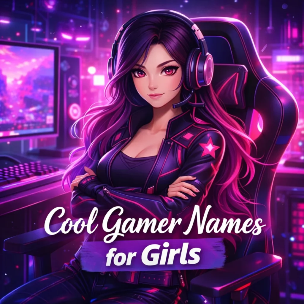 Cool Gamer Names for Girls