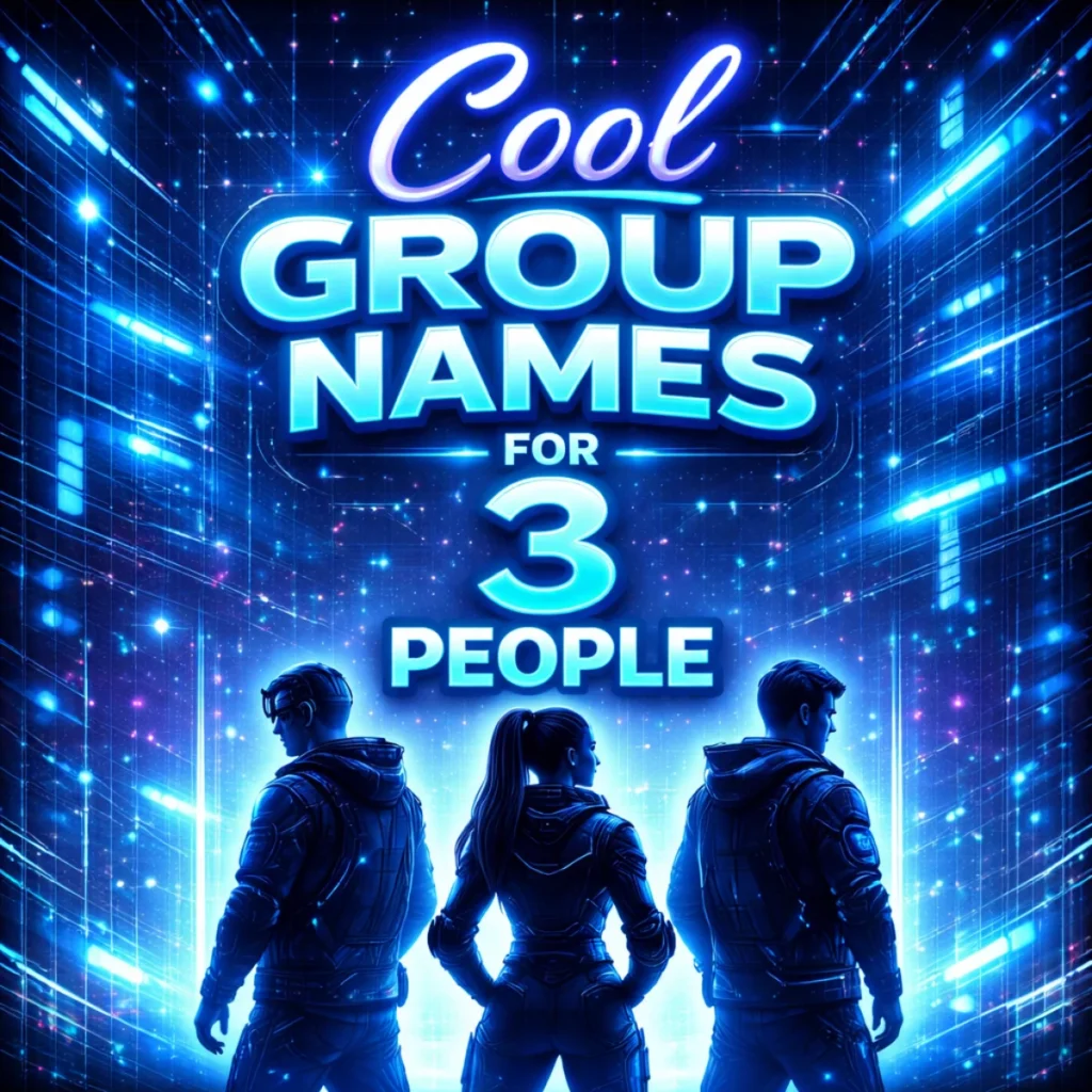 Cool Group Names for 3 People
