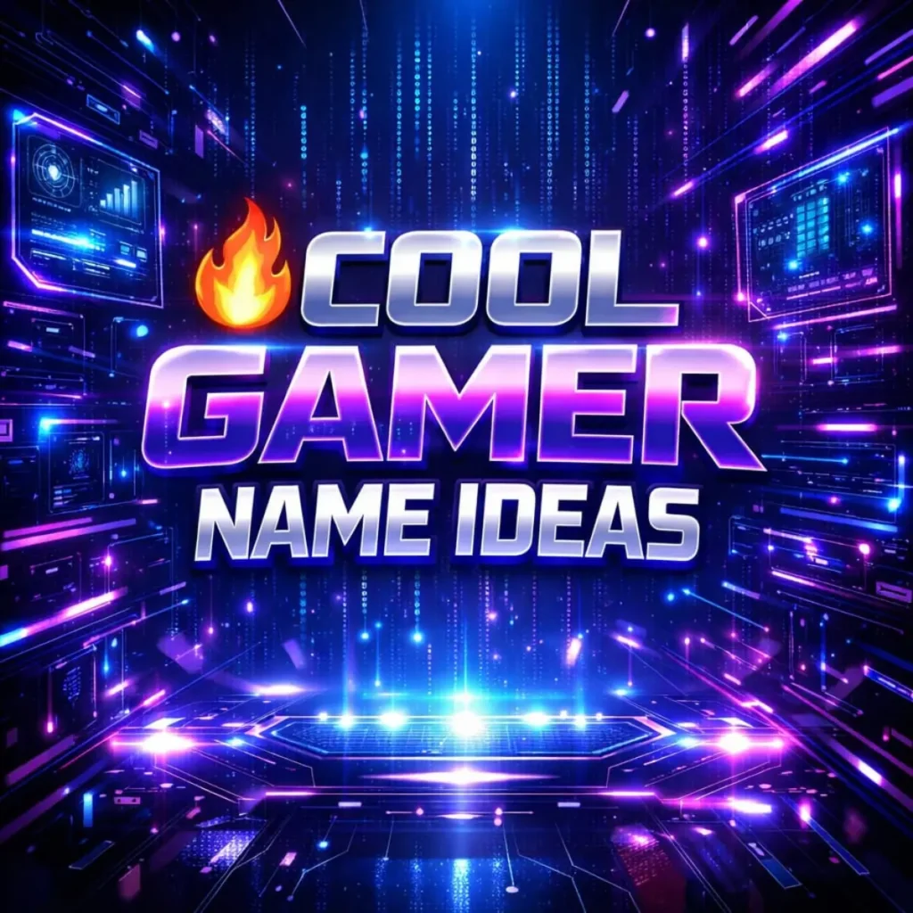 🔥 COOL GAMER NAME IDEAS