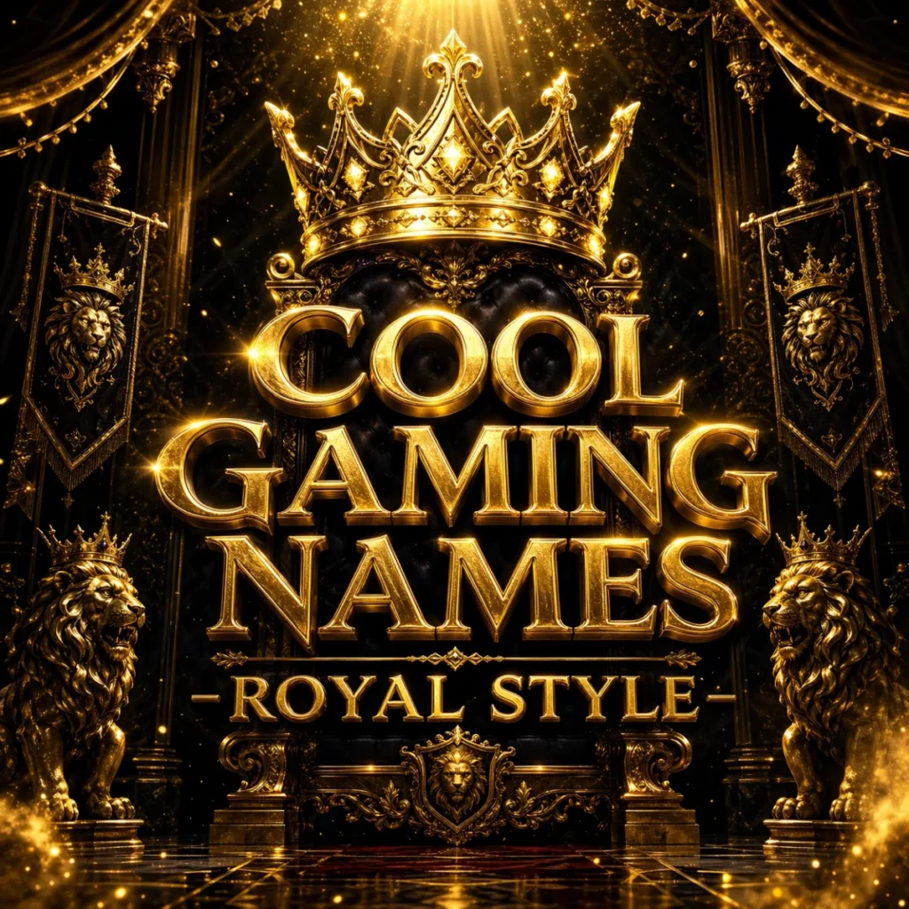  Cool Gaming Names Royal Style (King & Queen Vibes)