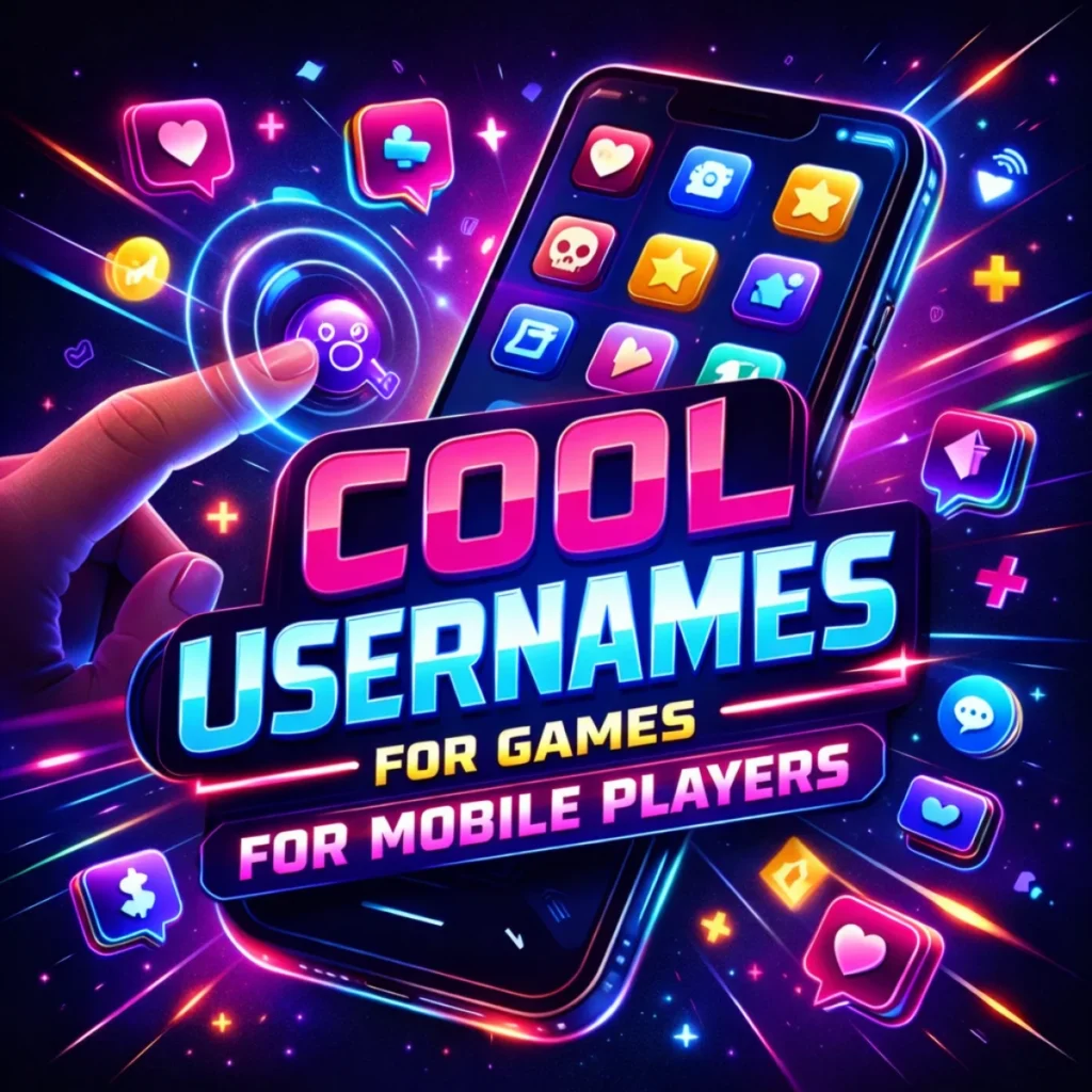 Cool Usernames for Games for Mobile Players