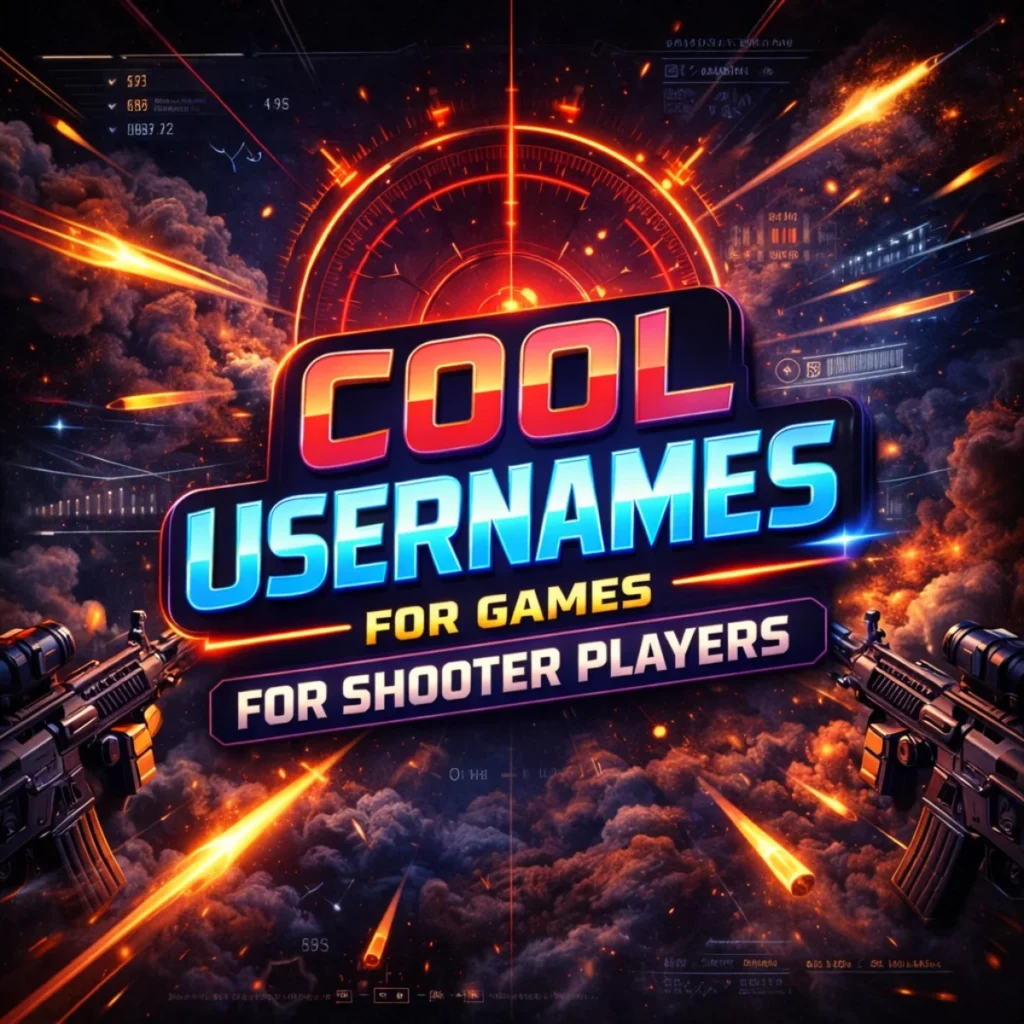 Cool Usernames for Games for Shooter Players