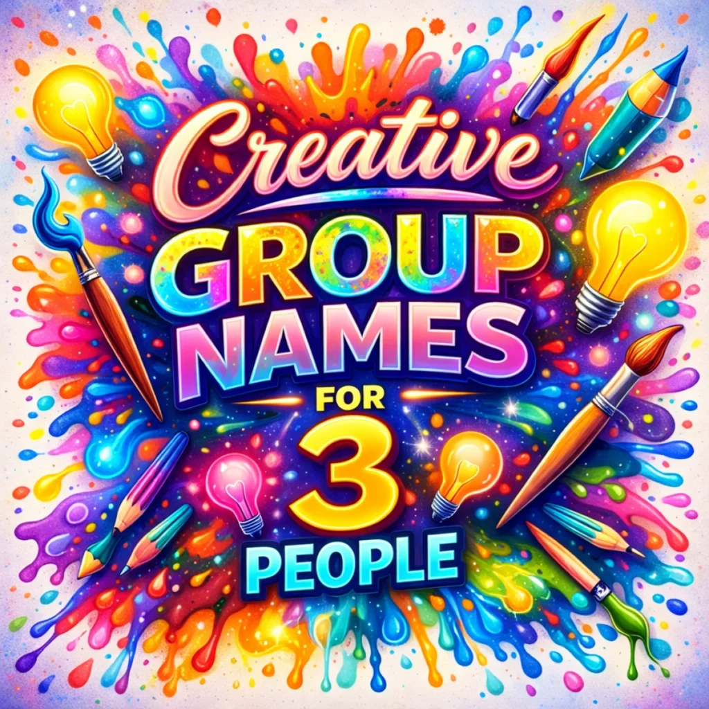 Creative Group Names for 3 People