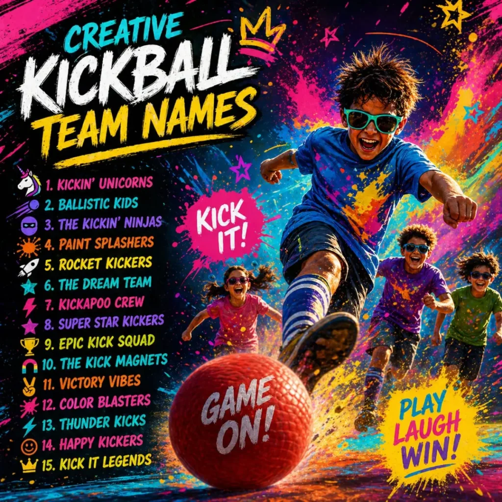 Creative Kickball Team Names 