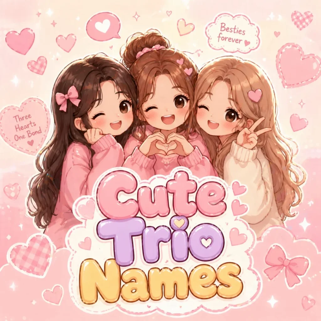 💖 Best Nicknames for Groups of 3 Cute Trio Names
