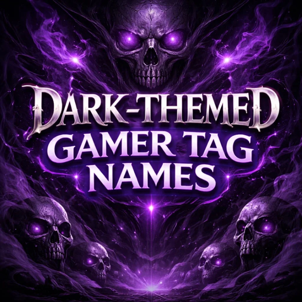  Dark-Themed Gamer Tag Names