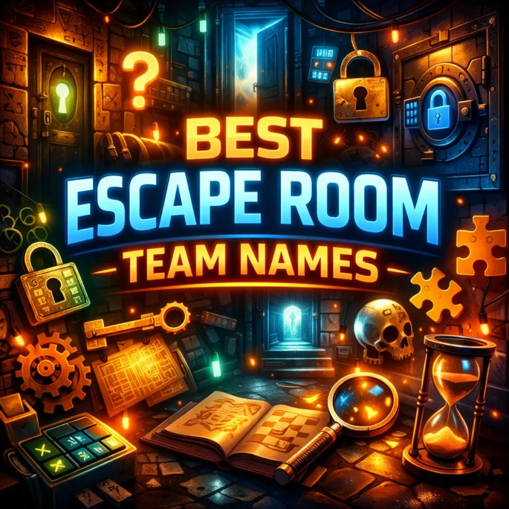 Escape Room Team Names – Best Edition