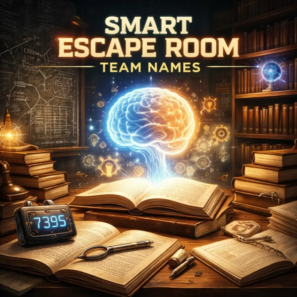 Escape Room Team Names – Smart Edition