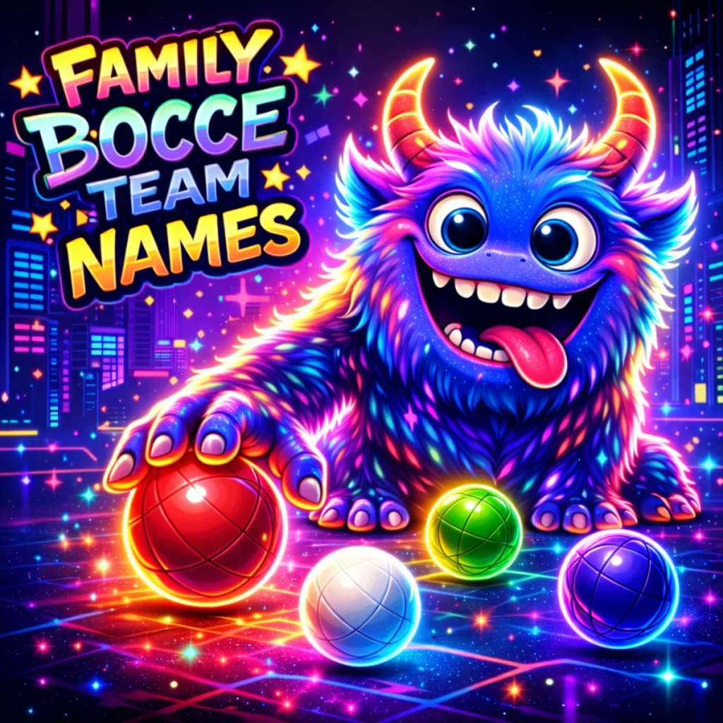 Family Bocce Team Names
