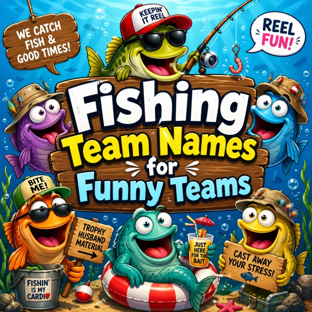 Fishing Team Names for Funny Teams