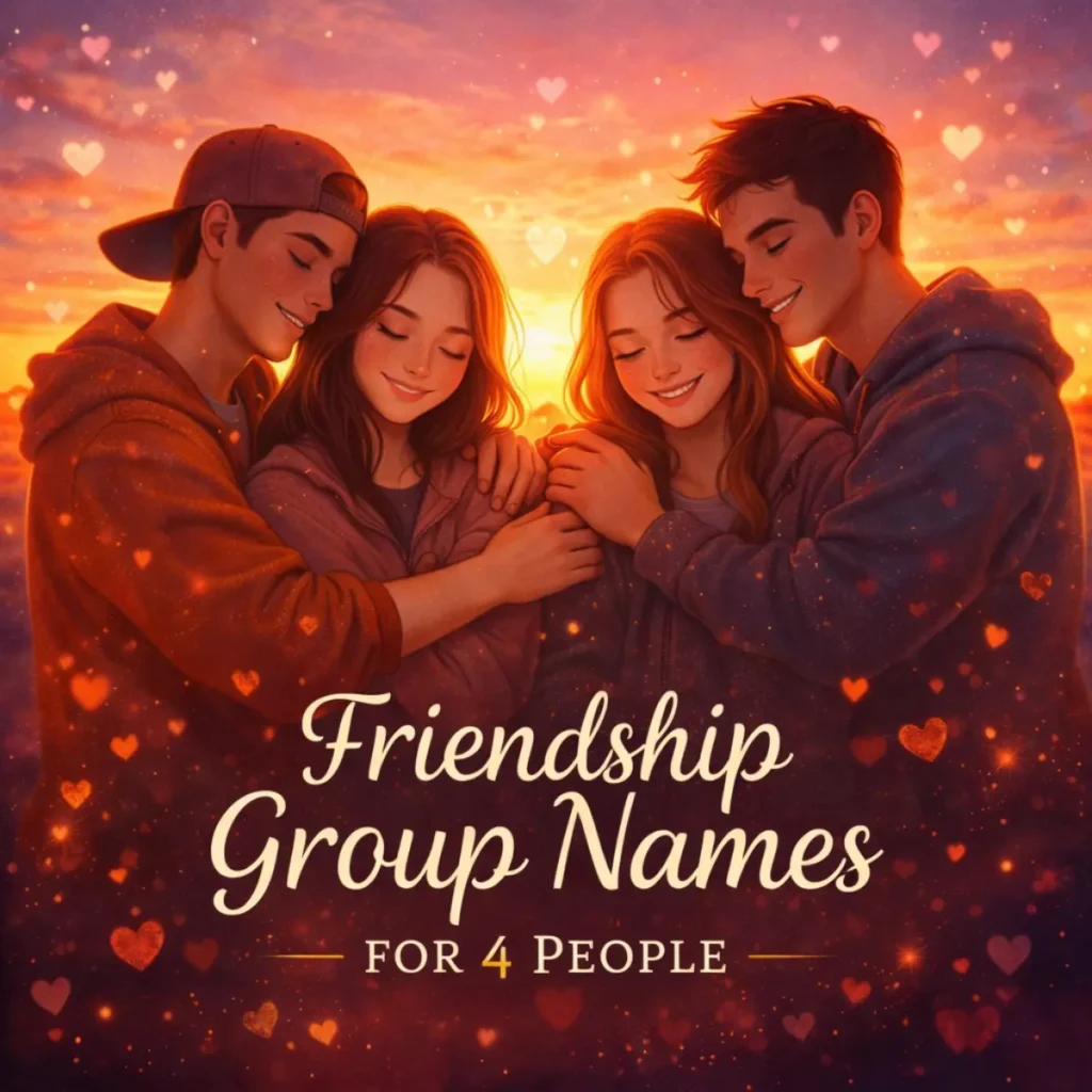 Friendship group name for 4 people