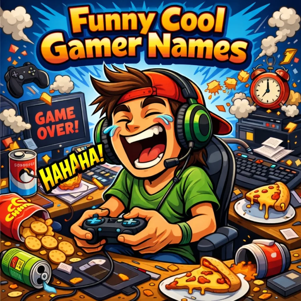  Funny Cool Gamer Names