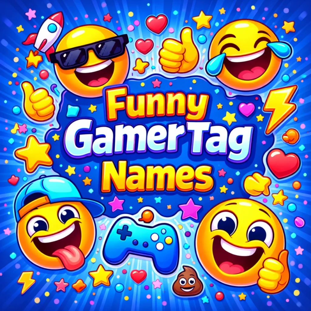 😂 Funny Gamer Tag Names