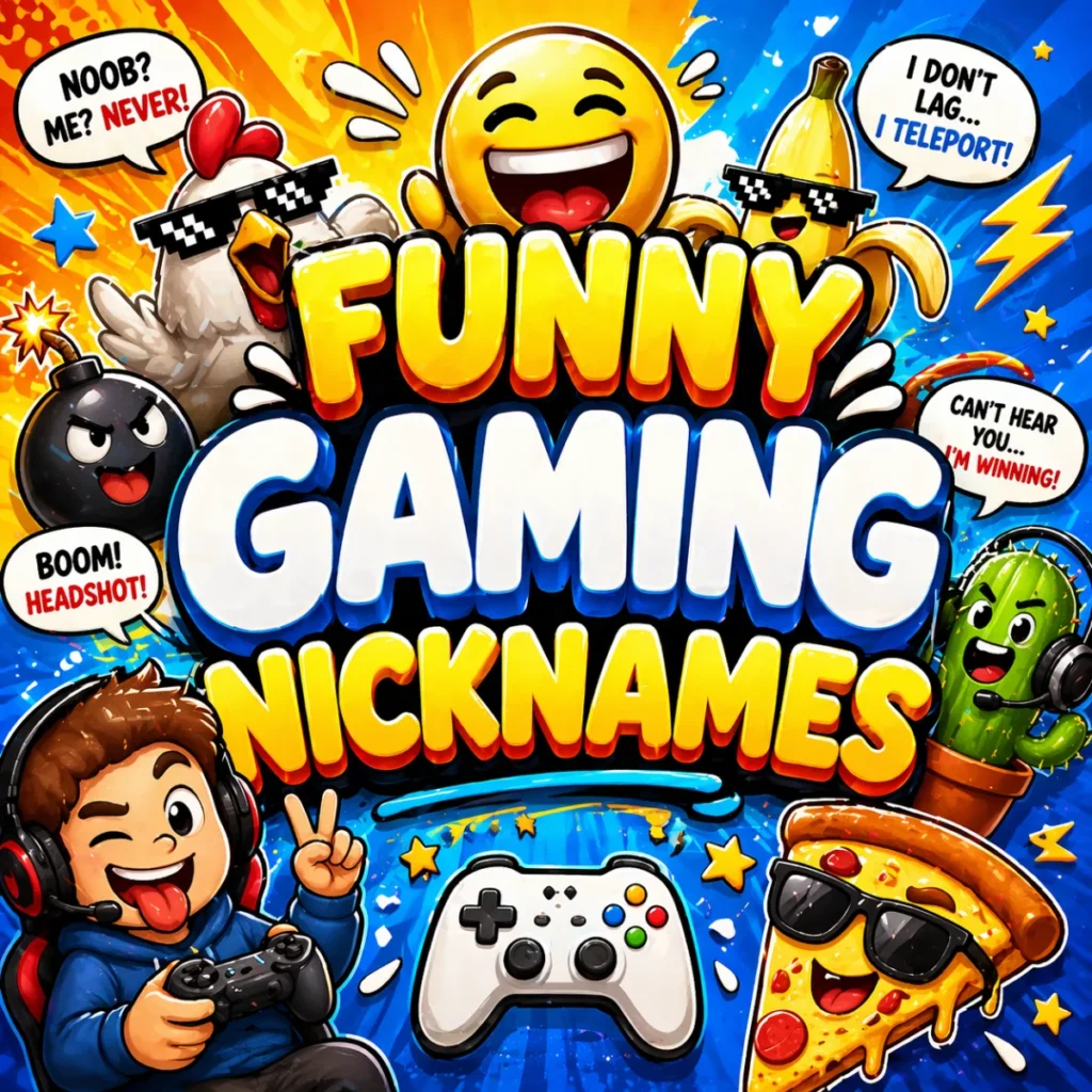 Funny Gaming Nicknames