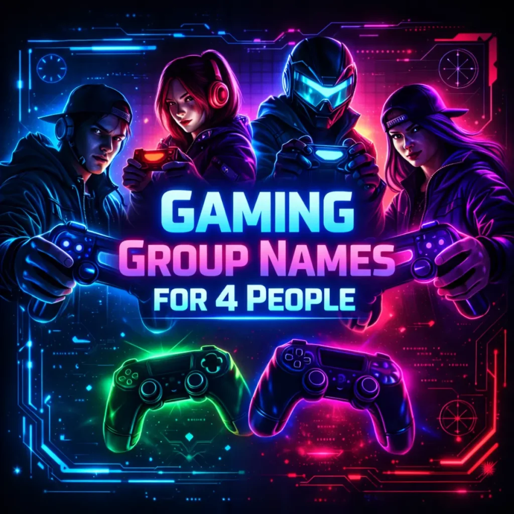 Gaming group name for 4 people