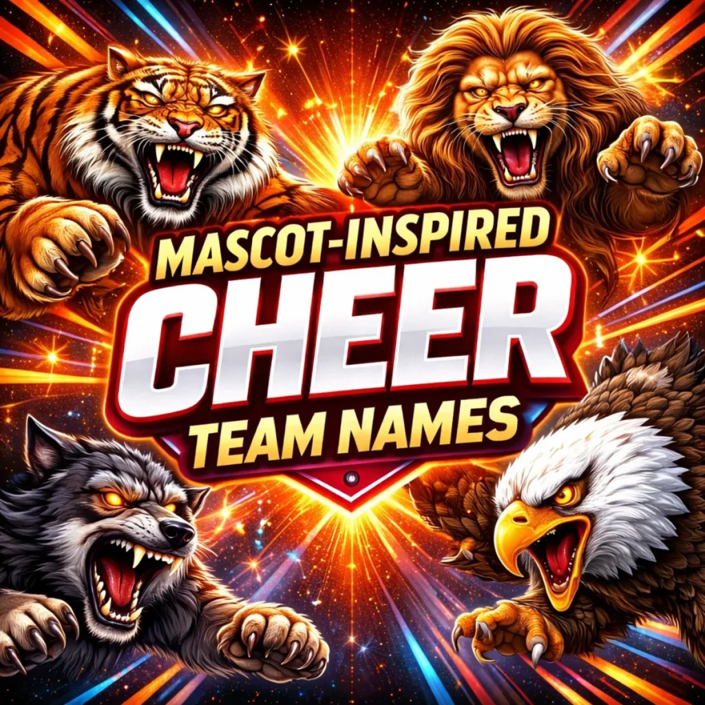  Mascot-Inspired Cheer Team Names