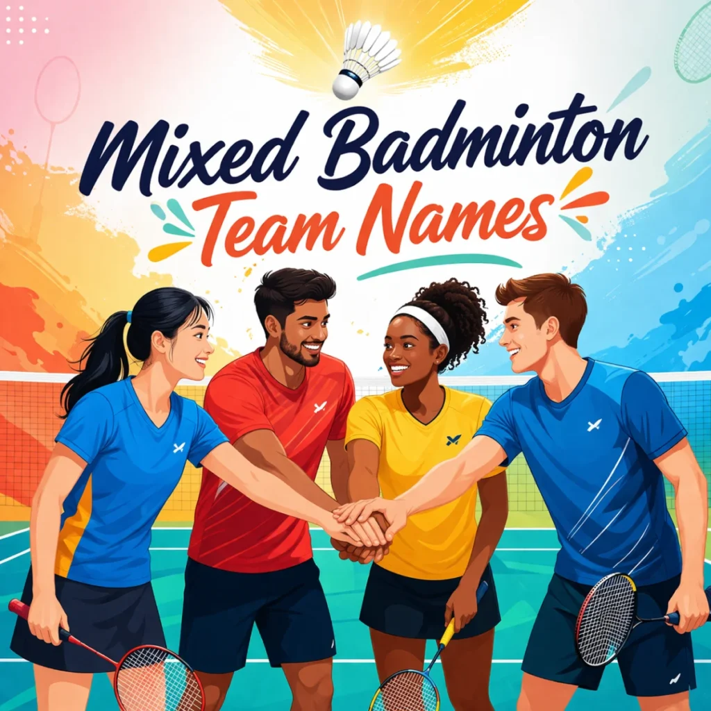 Mixed Badminton Team Names 