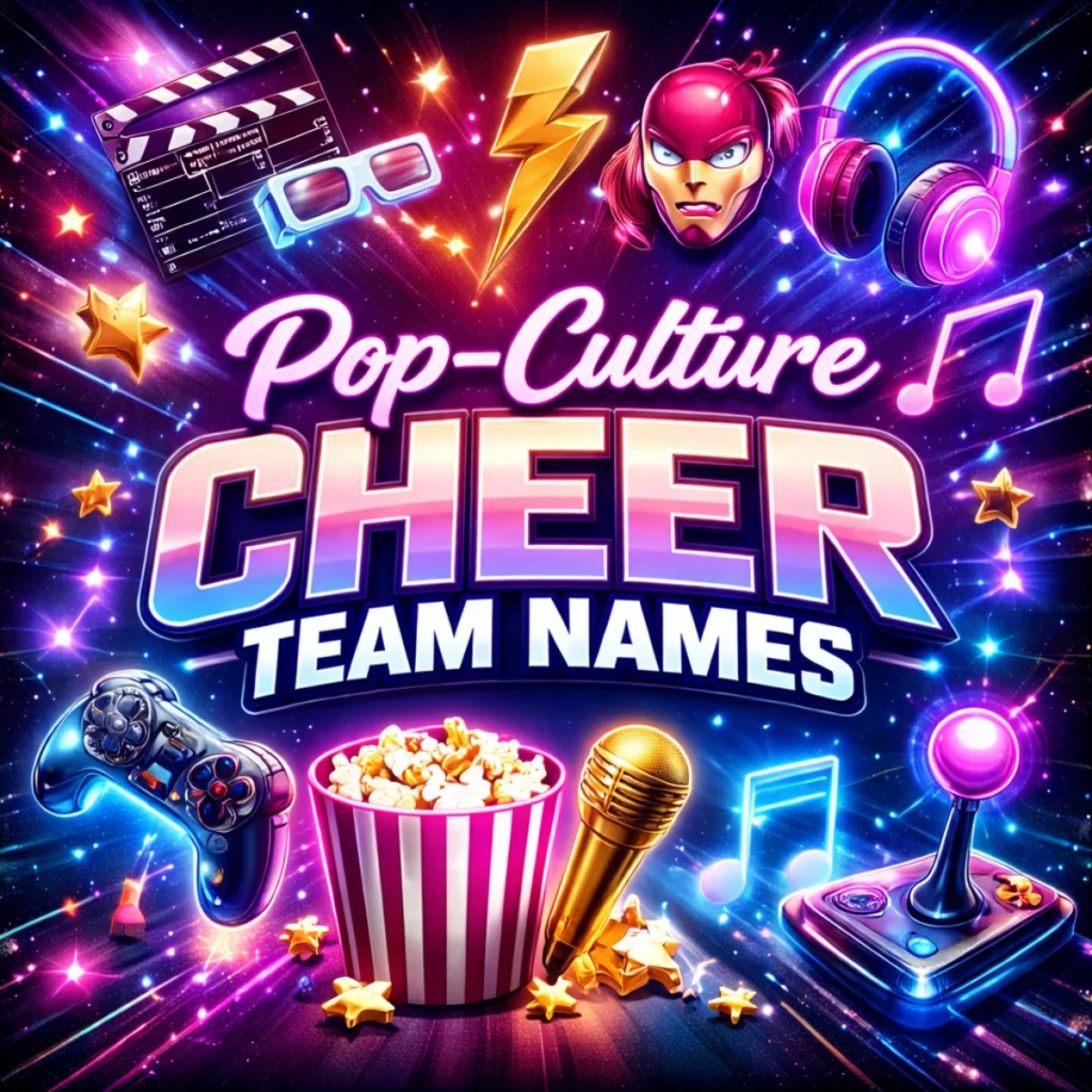 Pop-Culture Inspired Cheer Team Names