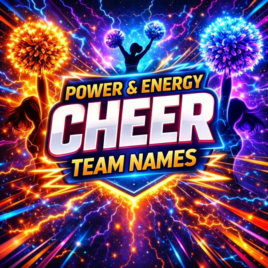 Power & Energy Cheer Team Names