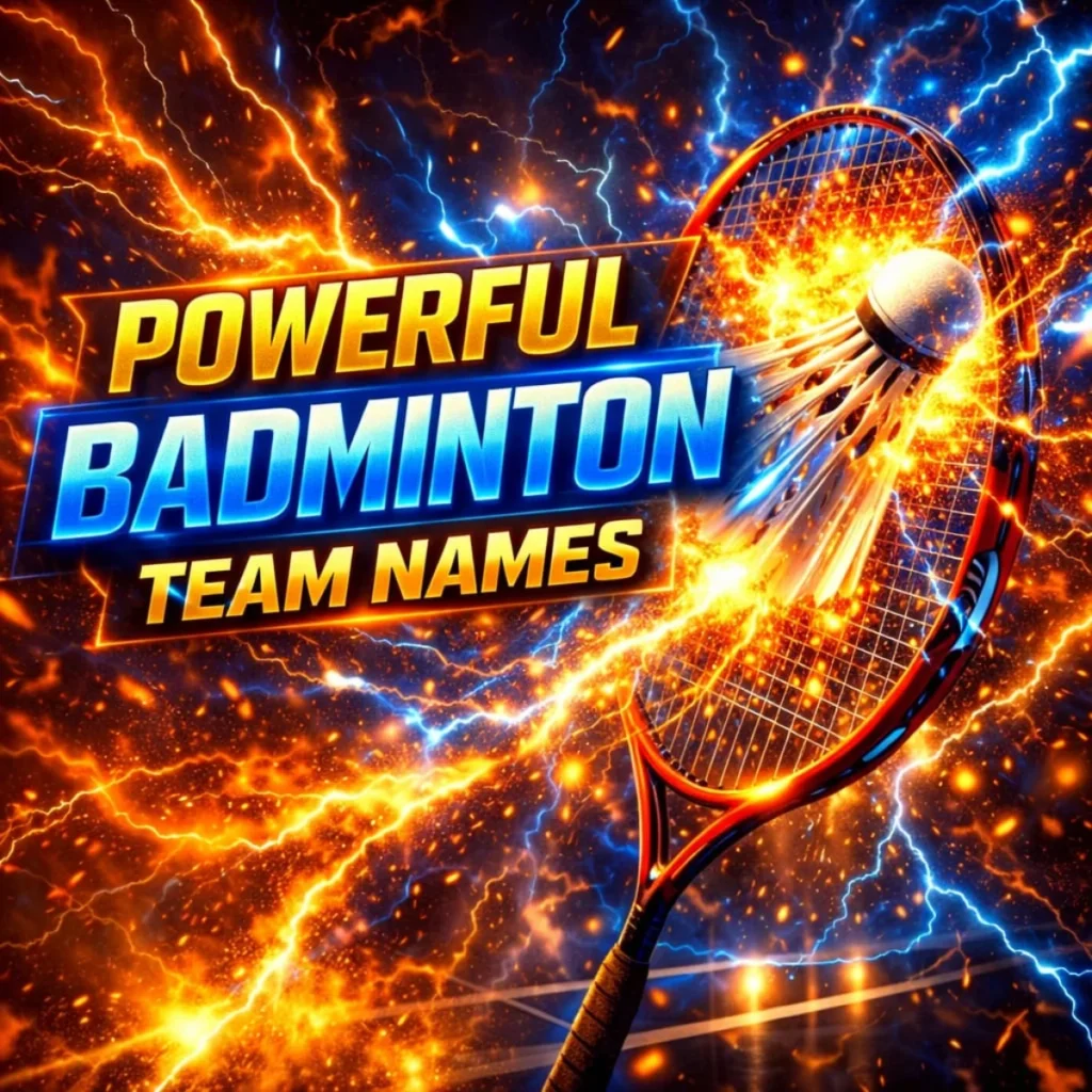 Powerful Badminton Team Names