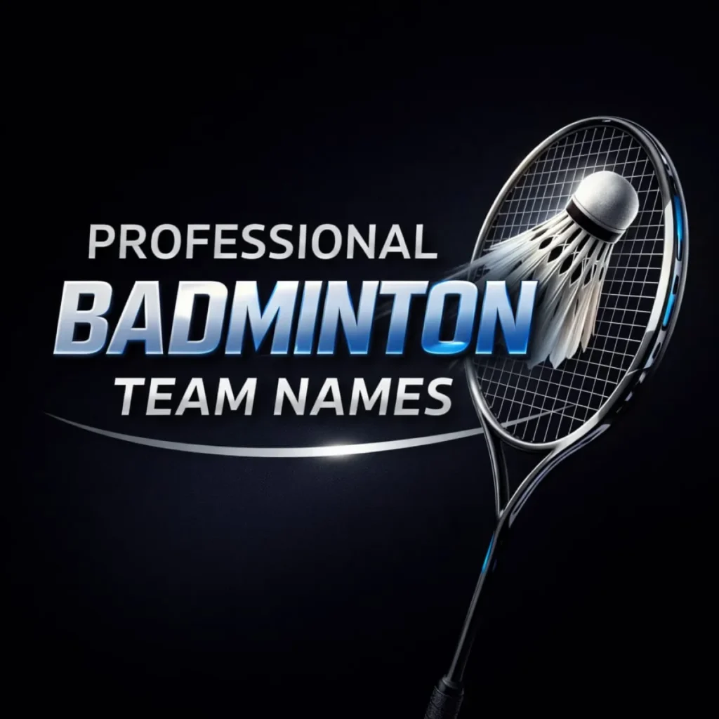  Professional Badminton Team Names