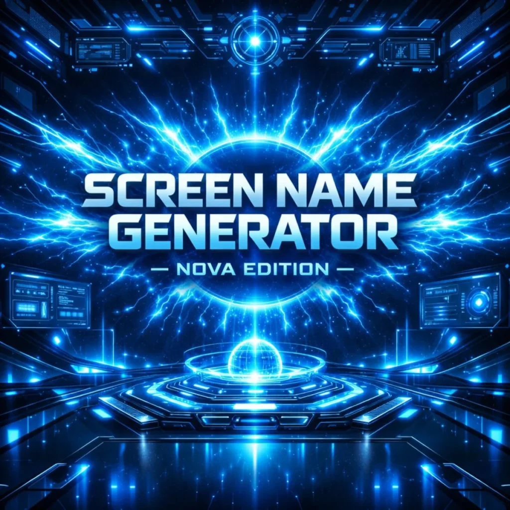 Screen Name Generator โ Best Gamer Tag Names (Nova Edition)