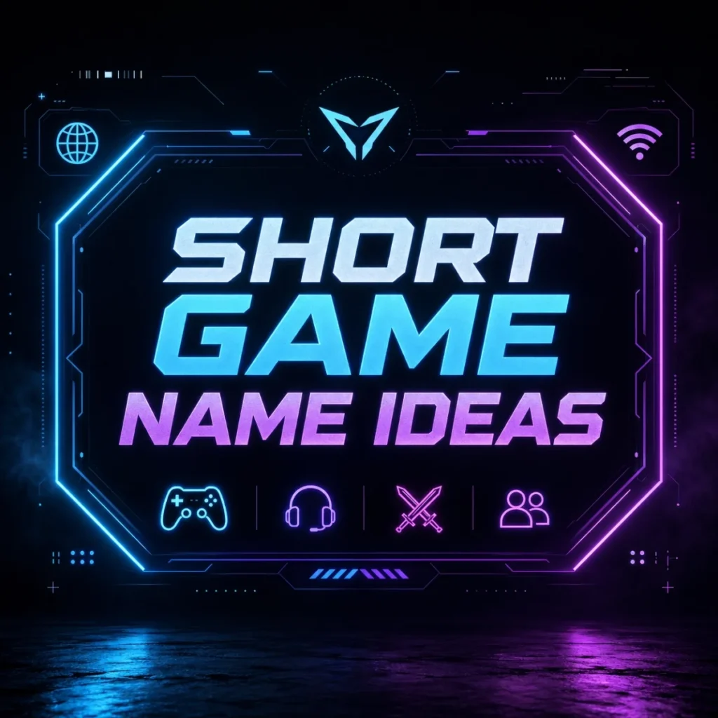Short Game Name Ideas