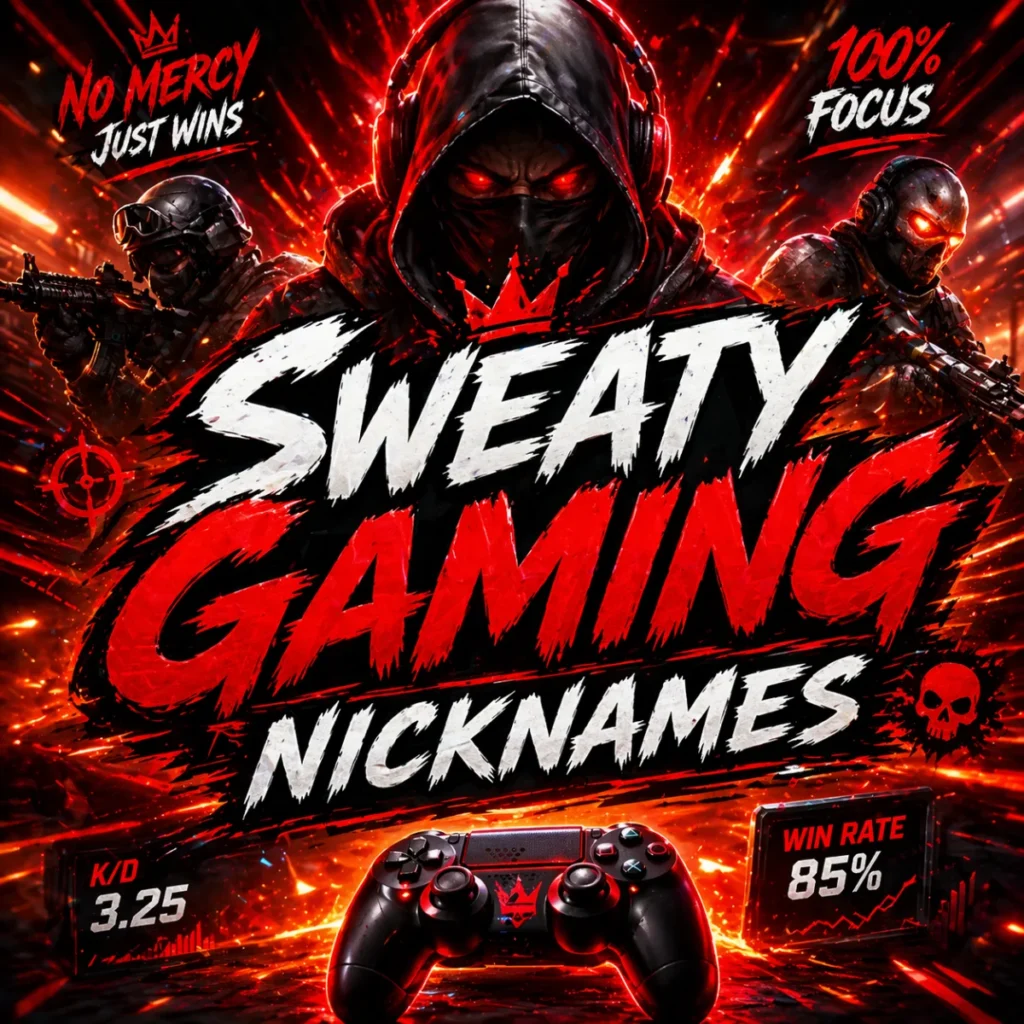 Sweaty Gaming Nicknames