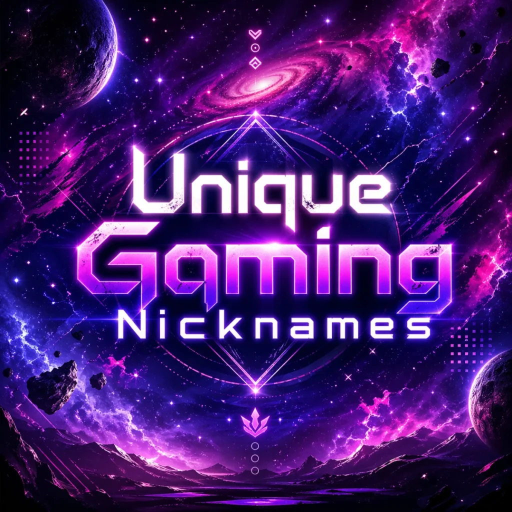 Unique Gaming Nicknames