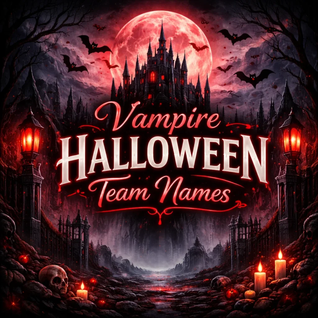 Vampire Halloween Team Names