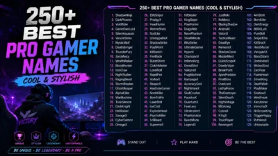 Pro Gamer Names