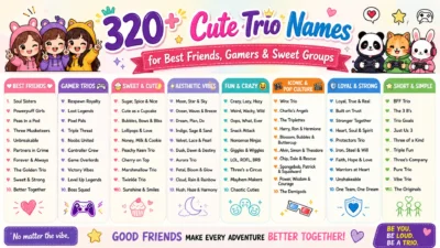 Cute Trio Names