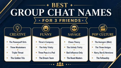 Group Chat Names for 3