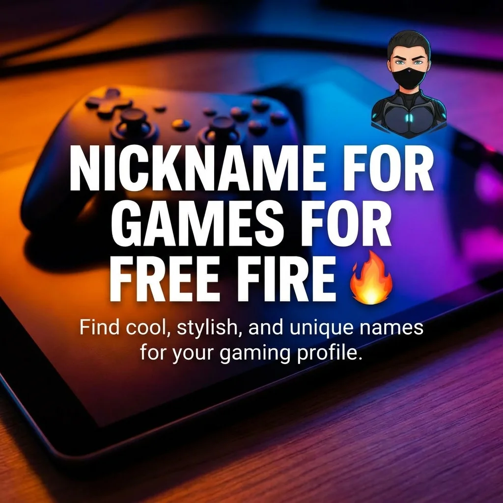 Nickname for Games for Free Fire with stylish, cool, and unique gaming name ideas