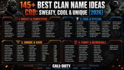 Clan Name Ideas COD