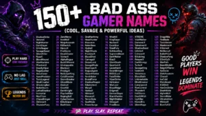 Bad Ass Gamer Names