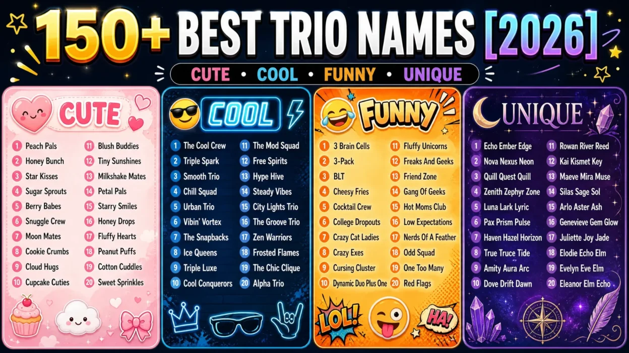 Best Trio Names